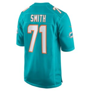 Kion Smith Miami Dolphins Nike  Game Jersey -  Aqua photo 3 Jersey4u