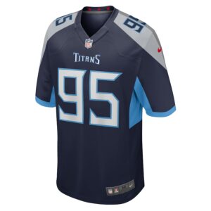 Kyle Peko Tennessee Titans Nike Team Game Jersey -  Navy photo 2 Jersey4u