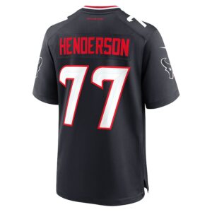 LaDarius Henderson Houston Texans Nike Game Jersey -  Navy photo 3 Jersey4u