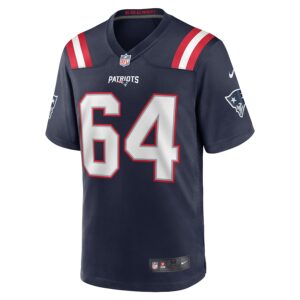 Layden Robinson New England Patriots Nike  Game Jersey -  Navy photo 2 Jersey4u