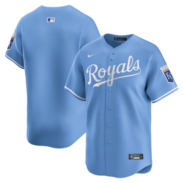 Kansas City Royals Nike Alternate Limited Jersey - Light Blue photo 1 Jersey4u