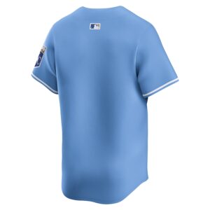 Kansas City Royals Nike Alternate Limited Jersey - Light Blue photo 3 Jersey4u