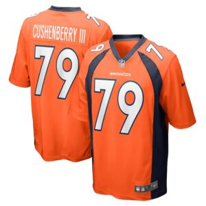 Lloyd Cushenberry III Denver Broncos Nike Game Player Jersey - Orange photo 1 Jersey4u