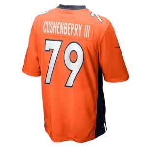 Lloyd Cushenberry III Denver Broncos Nike Game Player Jersey - Orange photo 3 Jersey4u
