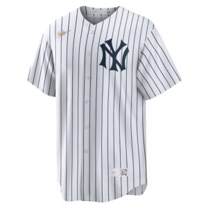 Lou Gehrig New York Yankees Nike Home Cooperstown Collection Player Jersey - White photo 2 Jersey4u