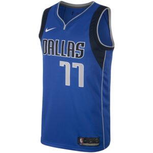 Dallas Mavericks Luka Doncic Nike Men's Swingman Jersey - Royal photo 2 Jersey4u