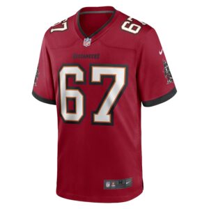 Luke Goedeke Tampa Bay Buccaneers Nike Game Player Jersey - Red photo 2 Jersey4u