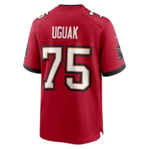 Lwal Uguak Tampa Bay Buccaneers Nike  Game Jersey -  Red photo 3 Jersey4u