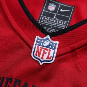 Lwal Uguak Tampa Bay Buccaneers Nike  Game Jersey -  Red photo 4 Jersey4u