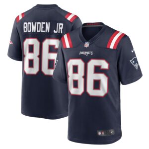 Lynn Bowden Jr. New England Patriots Nike Home Game Player Jersey - Navy photo 1 Jersey4u