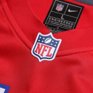 Mac Jones New England Patriots Nike Game Jersey - Red photo 4 Jersey4u
