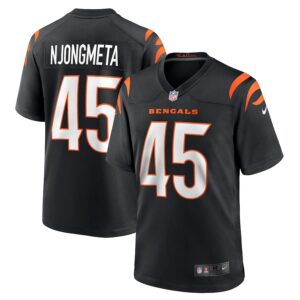 Maema Njongmeta Cincinnati Bengals Nike  Game Jersey -  Black photo 1 Jersey4u