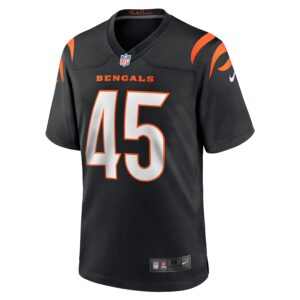 Maema Njongmeta Cincinnati Bengals Nike  Game Jersey -  Black photo 2 Jersey4u