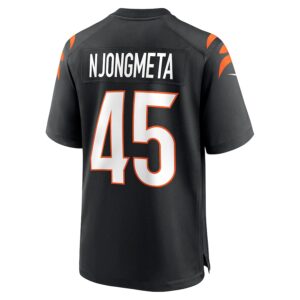 Maema Njongmeta Cincinnati Bengals Nike  Game Jersey -  Black photo 3 Jersey4u