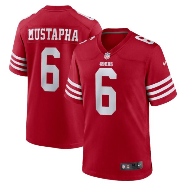 Malik Mustapha San Francisco 49ers Nike  Game Jersey -  Scarlet photo 1 Jersey4u