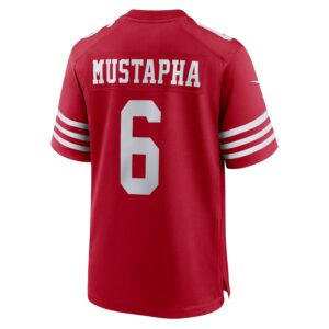 Malik Mustapha San Francisco 49ers Nike  Game Jersey -  Scarlet photo 3 Jersey4u