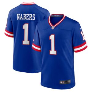 Malik Nabers New York Giants Nike 2nd Alternate  Game Jersey - Royal photo 1 Jersey4u