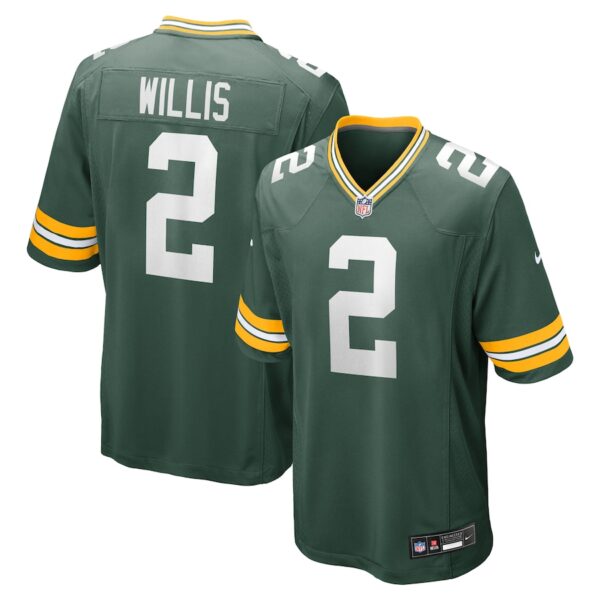 Malik Willis Green Bay Packers Nike  Game Jersey -  Green photo 1 Jersey4u