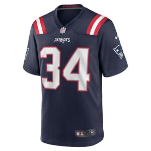 Mark Perry New England Patriots Nike Team Game Jersey -  Navy photo 2 Jersey4u