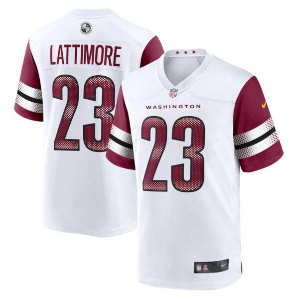 Marshon Lattimore Washington Commanders Nike  Game Jersey -  White photo 1 Jersey4u