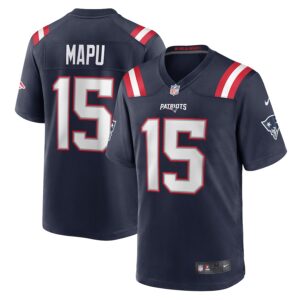 Marte Mapu New England Patriots Nike  Game Jersey -  Navy photo 1 Jersey4u