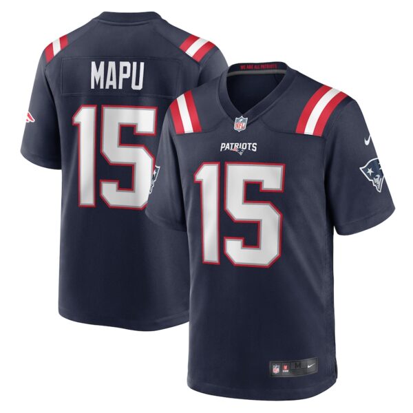 Marte Mapu New England Patriots Nike  Game Jersey -  Navy photo 1 Jersey4u