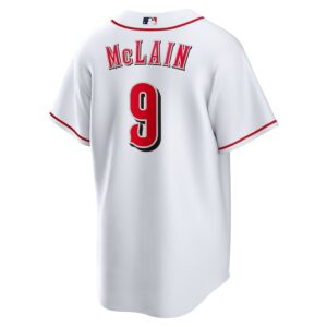Matt McLain Cincinnati Reds Nike Home Jersey4u Jersey - White photo 3 Jersey4u