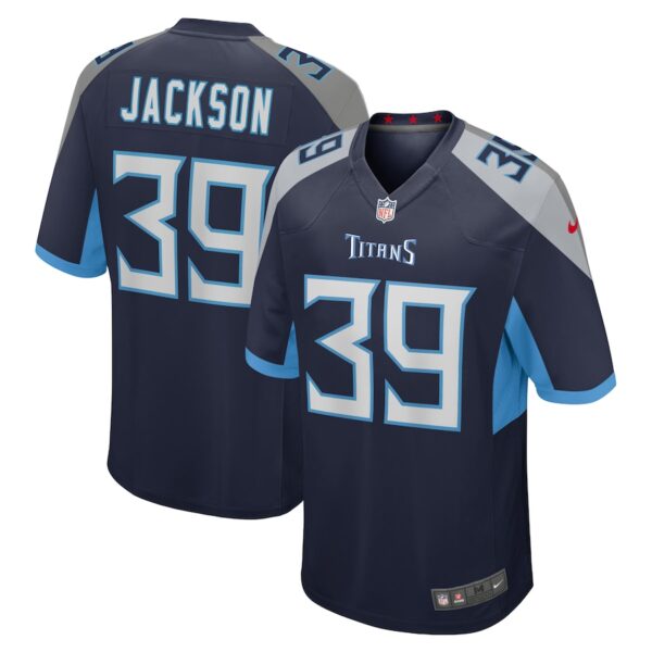 Matthew Jackson Tennessee Titans Nike Team Game Jersey -  Navy photo 1 Jersey4u