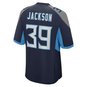 Matthew Jackson Tennessee Titans Nike Team Game Jersey -  Navy photo 3 Jersey4u