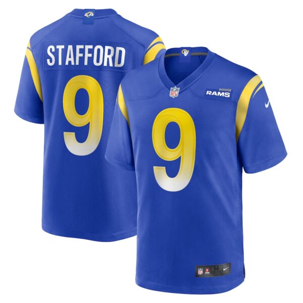 Matthew Stafford Los Angeles Rams Nike Game Jersey - Royal photo 1 Jersey4u