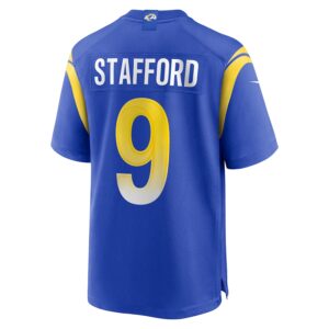 Matthew Stafford Los Angeles Rams Nike Game Jersey - Royal photo 3 Jersey4u