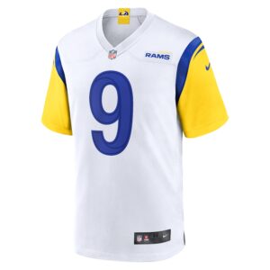 Matthew Stafford Los Angeles Rams Nike Alternate Player Game Jersey - White photo 2 Jersey4u