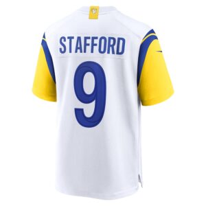 Matthew Stafford Los Angeles Rams Nike Alternate Player Game Jersey - White photo 3 Jersey4u
