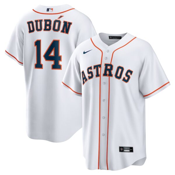 Mauricio Dubon Houston Astros Nike Home Jersey4u Jersey - White photo 1 Jersey4u