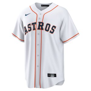 Mauricio Dubon Houston Astros Nike Home Jersey4u Jersey - White photo 2 Jersey4u