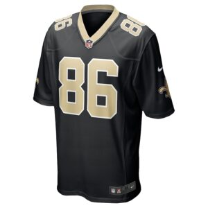 Michael Jacobson New Orleans Saints Nike  Game Jersey -  Black photo 2 Jersey4u