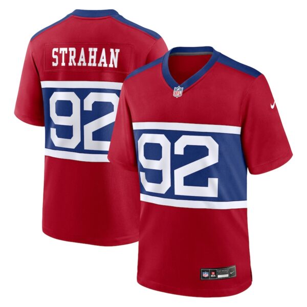 Michael Strahan New York Giants Nike Alternate Retired Player Game Jersey - Century Red photo 1 Jersey4u