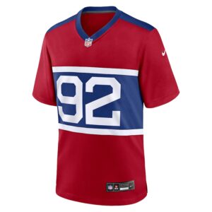 Michael Strahan New York Giants Nike Alternate Retired Player Game Jersey - Century Red photo 2 Jersey4u