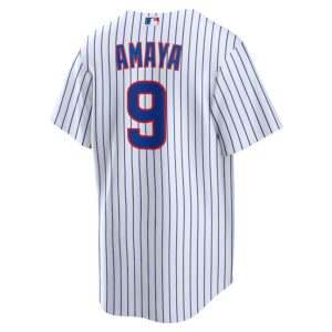 Miguel Amaya Chicago Cubs Nike Home Jersey4u Jersey - White photo 3 Jersey4u