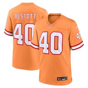 Mike Alstott Tampa Bay Buccaneers Nike Throwback Game Jersey - Orange photo 1 Jersey4u
