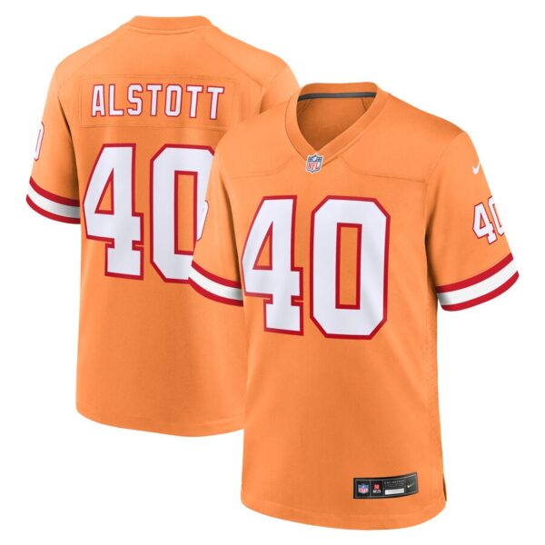 Mike Alstott Tampa Bay Buccaneers Nike Throwback Game Jersey - Orange photo 1 Jersey4u