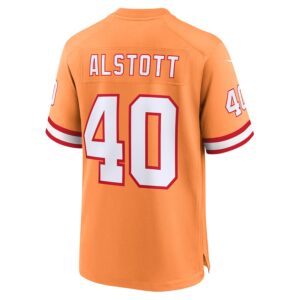 Mike Alstott Tampa Bay Buccaneers Nike Throwback Game Jersey - Orange photo 3 Jersey4u
