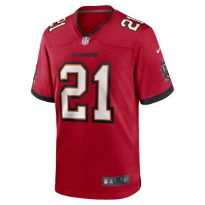 Mike Edwards Tampa Bay Buccaneers Nike  Game Jersey -  Red photo 2 Jersey4u
