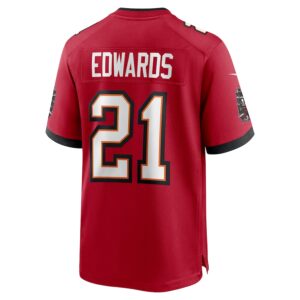 Mike Edwards Tampa Bay Buccaneers Nike  Game Jersey -  Red photo 3 Jersey4u