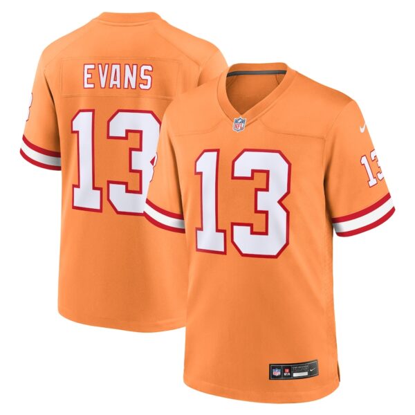 Mike Evans Tampa Bay Buccaneers Nike Throwback Game Jersey - Orange photo 1 Jersey4u