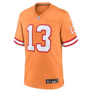 Mike Evans Tampa Bay Buccaneers Nike Throwback Game Jersey - Orange photo 2 Jersey4u