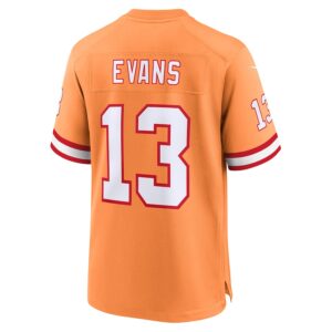 Mike Evans Tampa Bay Buccaneers Nike Throwback Game Jersey - Orange photo 3 Jersey4u