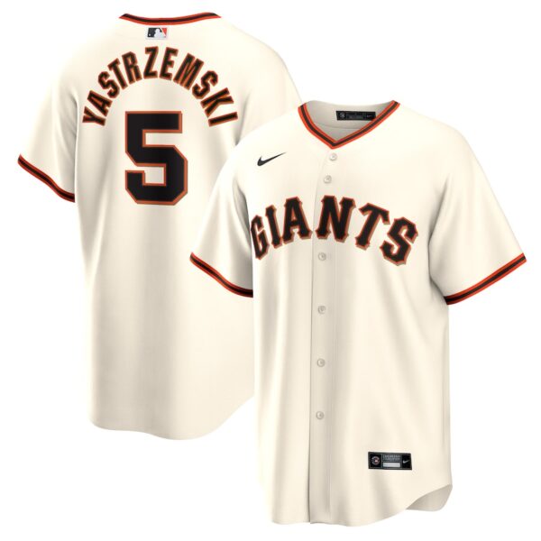 Mike Yastrzemski San Francisco Giants Nike Home Jersey4u Player Jersey - Cream photo 1 Jersey4u