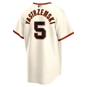 Mike Yastrzemski San Francisco Giants Nike Home Jersey4u Player Jersey - Cream photo 3 Jersey4u