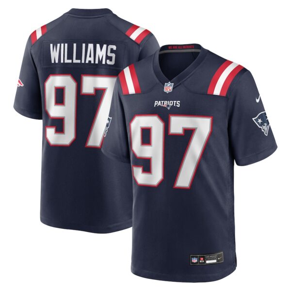 Milton Williams New England Patriots Nike Game Player Jersey - Navy photo 1 Jersey4u